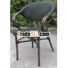 alum bamboo look furniture fabric chair