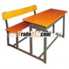 New Hit!Double school desk and chair/double desk chairs/School Furniture For Promotion