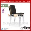 Modern Leather Stacking Commercial Restaurant Chair