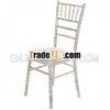 Factory supply wooden acrylic children chiavari chair