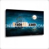 Sailing Under the Moon Photograph Giclee Canvas Prints Wall Art Decoration