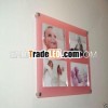 Tabletop & Wall mount Perspex Frameless Poster Frame, Acrylic Photo Holders