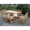 100% solid log wooden restaurant furniture