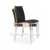 Modern Stackable Leather Chairs Restaurant