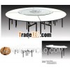 Folding banquet table
