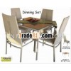 High Quality Stackable Outdoor Rattan Modern Dining Set