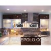 modern high golss white melamine simple kitchen cupboard design