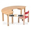 solid wood folding table & chair set