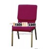 new design steel stacked church chair
