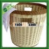 Round Cheap Rattan waste basket