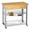 wood kitchen cart