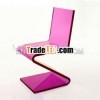 High Quality Z Shape Transparent Acrylic Chair For Home Decoration