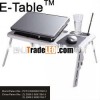 Western style multifunctional portable laptop desk with cooling system