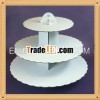 An-a568 Modern Design Factory Sell 3 Tier White Cupcake Stand, Plastic Cake Display, Glass Cake Disp