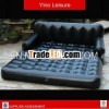 Black Leisure Adult Double Inflatable Living Room Sofa Furniture LI0021