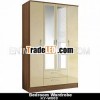 Bedroom Wardrobe 4 Door 2 Drawer with Mirror KY-W003