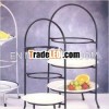wrought iron plate rack