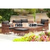 Rattan sofa furniture outdoor garden / wicker sofa furniture made in China