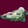 Hand Carved White Marble Sleeping Baby Statue