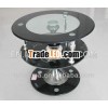 Modern Black Roundness Small Coffee Table