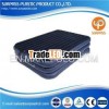 inflatable flocked rigid bed