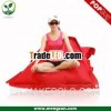 high quality water repellent original outdoor red beanbag ,  square floor beanbag cushion