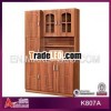 K807A cheap wooden kitchen cabinet kitchen shutter doors design