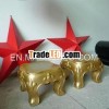 gold fiberglass christmas decoration decorate chairs