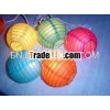 Fabric decotative lantern party holiday string light of 10 set