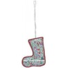 Hand Embroidered Beadwork Christmas Stockings India Home Decoration Christmas Ornament