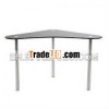 Practical corner glass desk