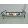 strong steel bed furniture, single bed for home,  bedroom, school, army B-17