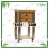 Pine kitchen trolley with drawers