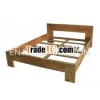wooden bed