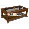 Wooden Carved Lion Paw Coffee Table (Carved furniture from India)