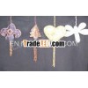 zari christmas hanging heart& flower