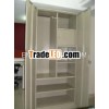 Bedroom steel 2-door storage clothes locker cabinet