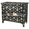 Indian & Moroccan Style Camel Bone Inlay Sideboard & Cabinet furniture (Bone & Mother of