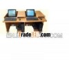 dual monitor desk stand