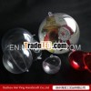 clear hollow acrylic transparent christmas balls