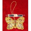 Hand Embroidery Hanging Butterfly Christmas Decoration Ornament