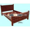 sheesham indian wooden bed, wooden furniture, handicraft, bedroom furniture