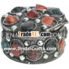 Handmade Metal And Stone Box India Artifact Gift Jewellary Box
