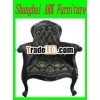 Throne fabric sofa chair