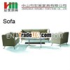 Modern fabric sofa set with steel legs