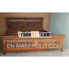 Wooden carved bed