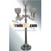 Table Candelabra With Crystal, Centerpiece With Crystal Ball Attachment,  Centerpiece Candelabras,  