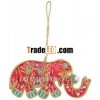 Embroidered Beaded Christmas Ornaments Elephant Gift Christmas Decoration