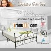 Queen iron antique metal bed manufacturer