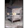 ANTIQUE METAL VINTAGE INDUSTRIAL BEDSIDE